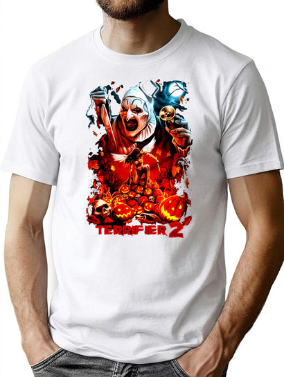Terrifier Movie (2) T-Shirt for Men & Women, T-Shirts Graphic Tee - Black
