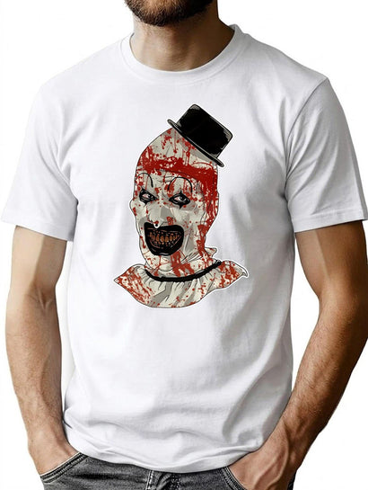 Terrifier Movie (7) T-Shirt for Men & Women, T-Shirts Graphic Tee - Black
