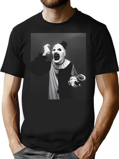 Terrifier Movie (9) T-Shirt for Men & Women, T-Shirts Graphic Tee - Black