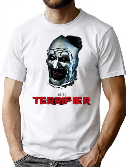 Terrifier Movie T-Shirt for Men & Women, T-Shirts Graphic Tee - Black