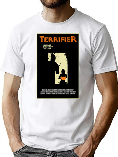 Terrifier - Old School T-Shirt for Men & Women, T-Shirts Graphic Tee - Black
