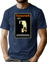 Terrifier - Old School T-Shirt for Men & Women, T-Shirts Graphic Tee - Navy