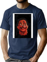 Terrifier Pumpkin T-Shirt for Men & Women, T-Shirts Graphic Tee - Navy