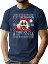 Terrifier Santa Christmas T-Shirt for Men & Women, T-Shirts Graphic Tee - Navy