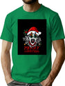 Terrifier Santa Claus Horror Fan Art T-Shirt for Men & Women, T-Shirts Graphic Tee - Green