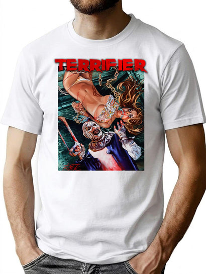 Terrifier Sexy Art T-Shirt for Men & Women, T-Shirts Graphic Tee - Black