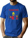 Terrifier T-Shirt Art The Clown Unisex Horror Tee T-Shirt for Men & Women, T-Shirts Graphic Tee - Blue