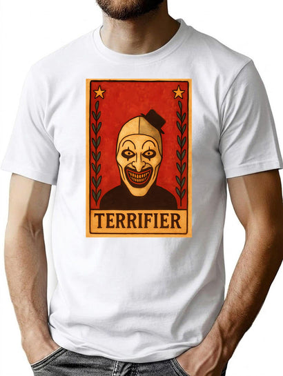 Terrifier Tarot T-Shirt for Men & Women, T-Shirts Graphic Tee - Black