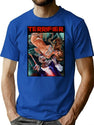 Terrifier The Clown Horror Movie T-Shirt for Men & Women, T-Shirts Graphic Tee - Blue