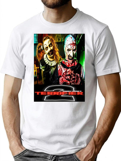 Terrifier Two T-Shirt for Men & Women, T-Shirts Graphic Tee - Black