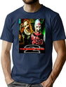 Terrifier Two T-Shirt for Men & Women, T-Shirts Graphic Tee - Navy
