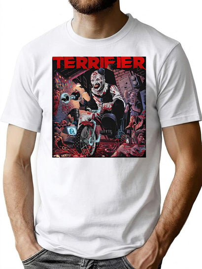 Terrifier (10) T-Shirt for Men & Women, T-Shirts Graphic Tee - Black