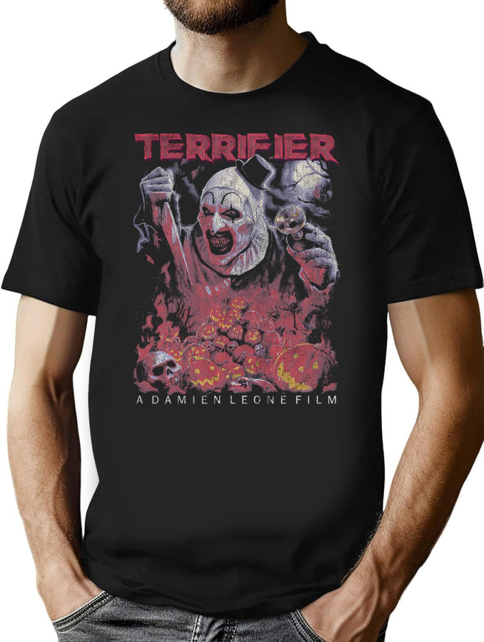 Terrifier (11) T-Shirt for Men & Women, T-Shirts Graphic Tee - Black
