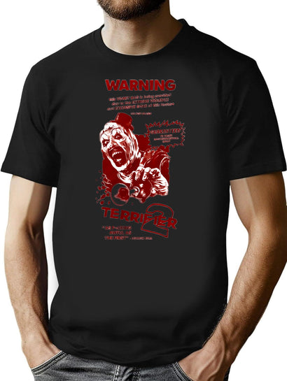 Terrifier (16) T-Shirt for Men & Women, T-Shirts Graphic Tee - Black