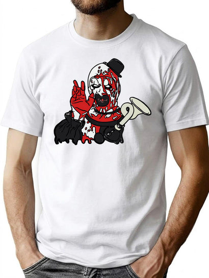 Terrifier (24) T-Shirt for Men & Women, T-Shirts Graphic Tee - Black