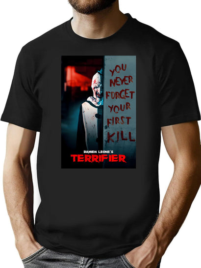 Terrifier (45) T-Shirt for Men & Women, T-Shirts Graphic Tee - Black