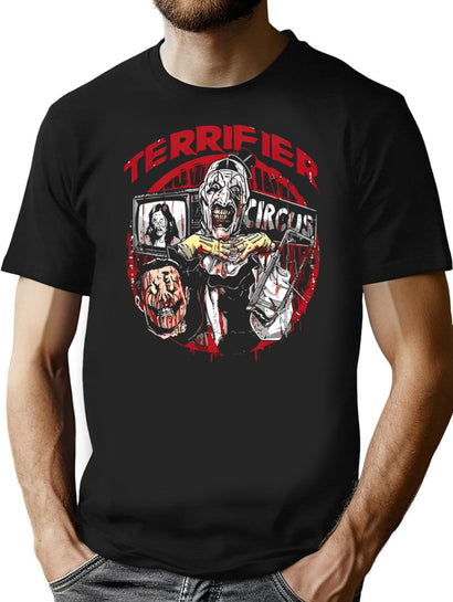 Terrifier (47) T-Shirt for Men & Women, T-Shirts Graphic Tee - Black