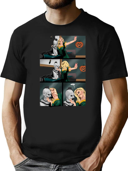 Terrifier (54) T-Shirt for Men & Women, T-Shirts Graphic Tee - Black