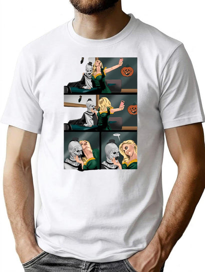 Terrifier (54) T-Shirt for Men & Women, T-Shirts Graphic Tee - Black