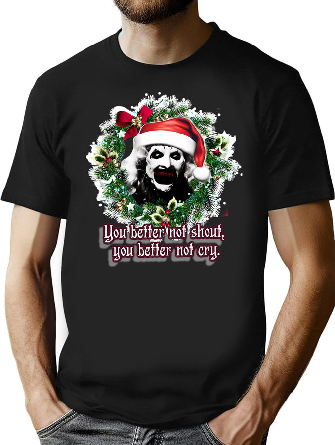 Terrifier (57) T-Shirt for Men & Women, T-Shirts Graphic Tee - Black
