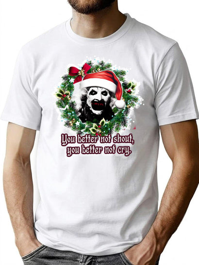 Terrifier (57) T-Shirt for Men & Women, T-Shirts Graphic Tee - Black