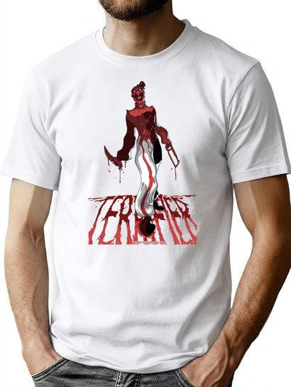 Terrifier (58) T-Shirt for Men & Women, T-Shirts Graphic Tee - Black