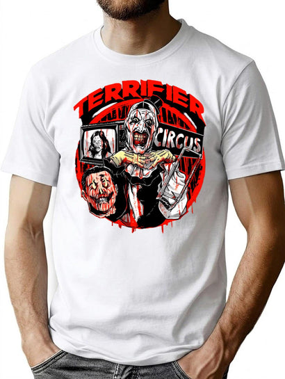 Terrifier (65) T-Shirt for Men & Women, T-Shirts Graphic Tee - Black