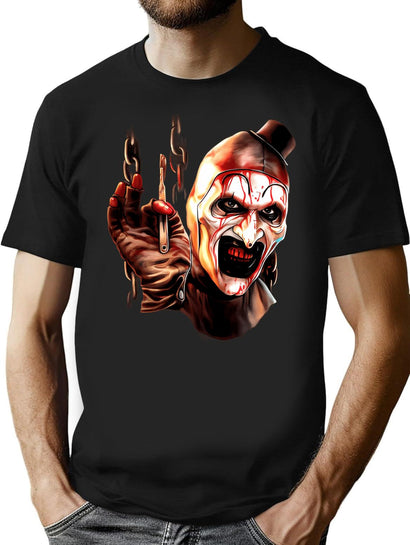 Terrifier (70) T-Shirt for Men & Women, T-Shirts Graphic Tee - Black
