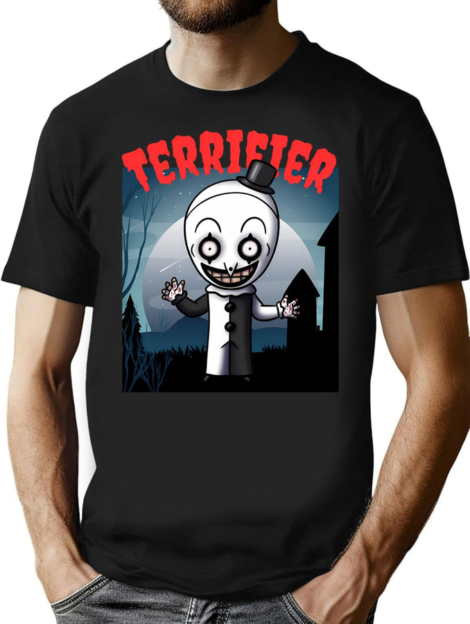Terrifier (74) T-Shirt for Men & Women, T-Shirts Graphic Tee - Black