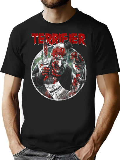 Terrifier (79) T-Shirt for Men & Women, T-Shirts Graphic Tee - Black