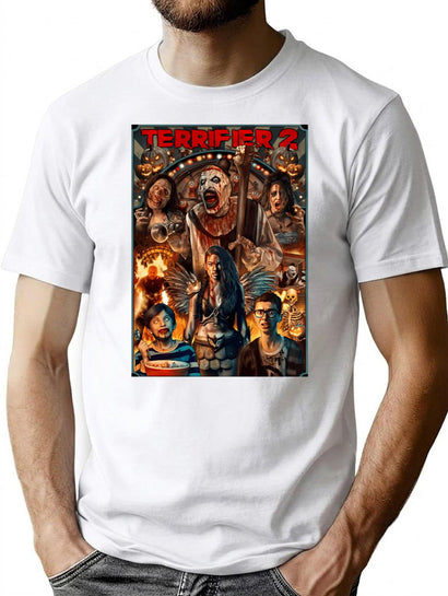 Terrifier (7) T-Shirt for Men & Women, T-Shirts Graphic Tee - Black