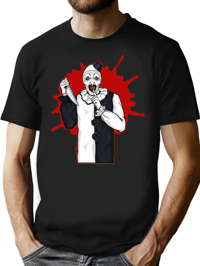 Terrifier (82) T-Shirt for Men & Women, T-Shirts Graphic Tee - Black