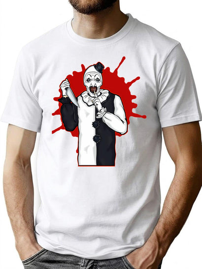 Terrifier (82) T-Shirt for Men & Women, T-Shirts Graphic Tee - Black