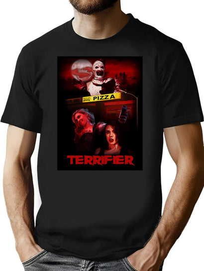 Terrifier (86) T-Shirt for Men & Women, T-Shirts Graphic Tee - Black