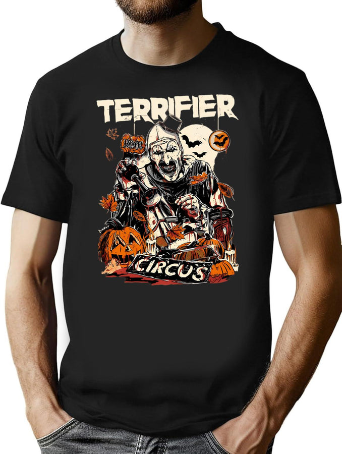 Terrifier (9) T-Shirt for Men & Women, T-Shirts Graphic Tee - Black