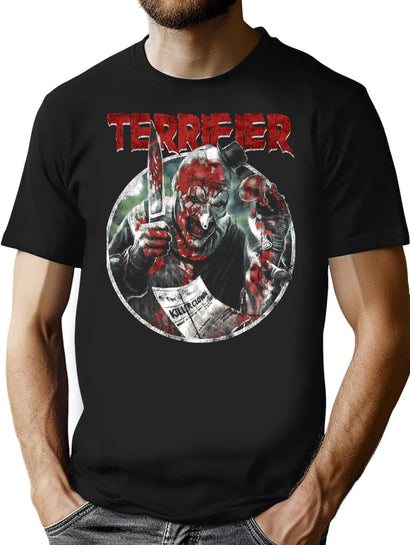 Terrifier T-Shirt for Men & Women, T-Shirts Graphic Tee - Black