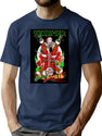 Terrifiers Santa Clown T-Shirt for Men & Women, T-Shirts Graphic Tee - Navy