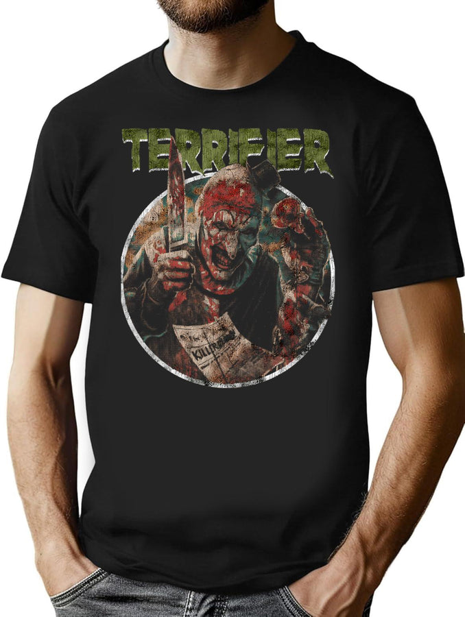 Terrifiers T-Shirt for Men & Women, T-Shirts Graphic Tee - Black