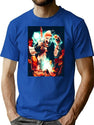 Terrifying Art And Clown T-Shirt for Men & Women, T-Shirts Graphic Tee - Blue