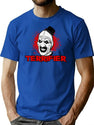 Terrifying Blood T-Shirt for Men & Women, T-Shirts Graphic Tee - Blue