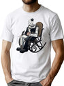 Terrifying Deep Thinking T-Shirt for Men & Women, T-Shirts Graphic Tee - White