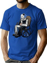Terrifying Deep Thinking T-Shirt for Men & Women, T-Shirts Graphic Tee - Blue