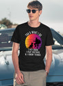 That'S What I Do I Pet Dogs I Play Guitars And I Know Things Funny Gift For Guitarists And Dog Lovers Retro Sunste Guitarist And Dog Lover T-Shirt for Men & Women, T-Shirts Graphic Tee - Navy