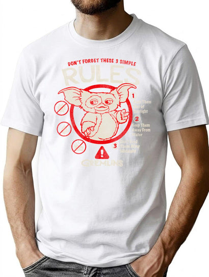 The 3 Simple Rules Worn Dks T-Shirt for Men & Women, T-Shirts Graphic Tee - Black