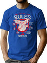 The 3 Simple Rules Worn Dks T-Shirt for Men & Women, T-Shirts Graphic Tee - Blue
