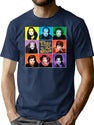 The 70S Bunch T-Shirt for Men & Women, T-Shirts Graphic Tee - Navy