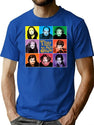 The 70S Bunch T-Shirt for Men & Women, T-Shirts Graphic Tee - Blue
