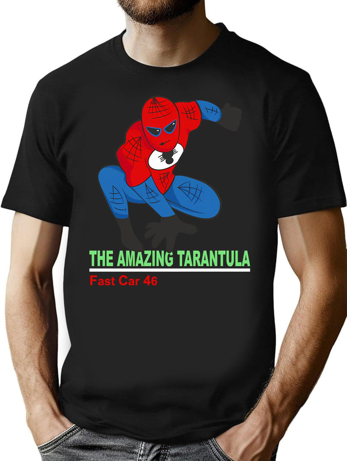 The Amazing Tarantula Bootleg Graphic T-Shirt - Black