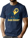 The Bark Knight Comic T-Shirt for Men & Women, T-Shirts Graphic Tee - Navy