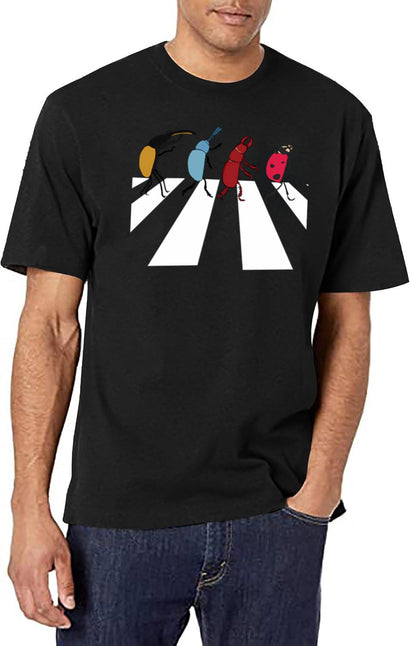 The Beetles T-Shirt for Men & Women, T-Shirts Graphic Tee - Black